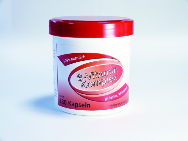 B-Vitamin Komplex 180 Kapseln Gerimed 100% pflanzlich