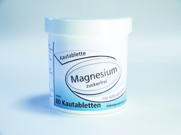 80 Kautabletten Magnesium zuckerfrei mit Stevia Gerimed